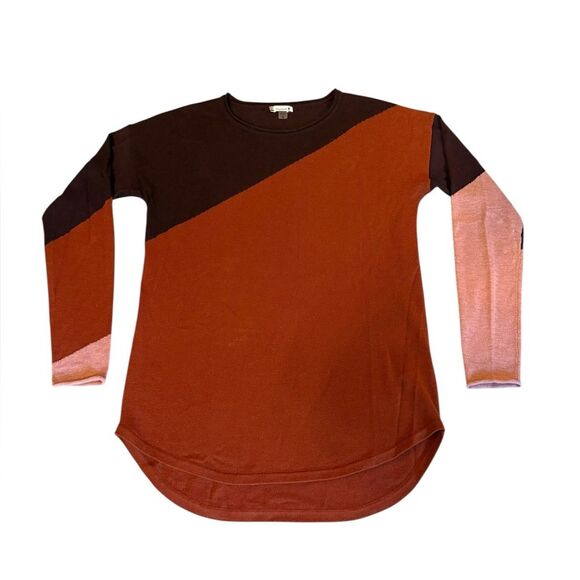 Smartwool Sweaters - Smartwool Shadow Pine Colorblock Sweater Merino Wool Blend Womens Small